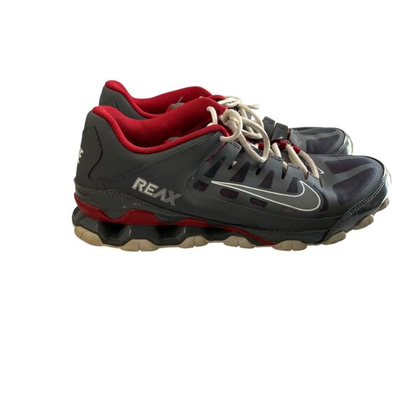 Nike Mens 12 Reax 8 TR Mesh Dark Grey Athletic Running Shoe Sports Outdoors Run - Picture 2 of 12